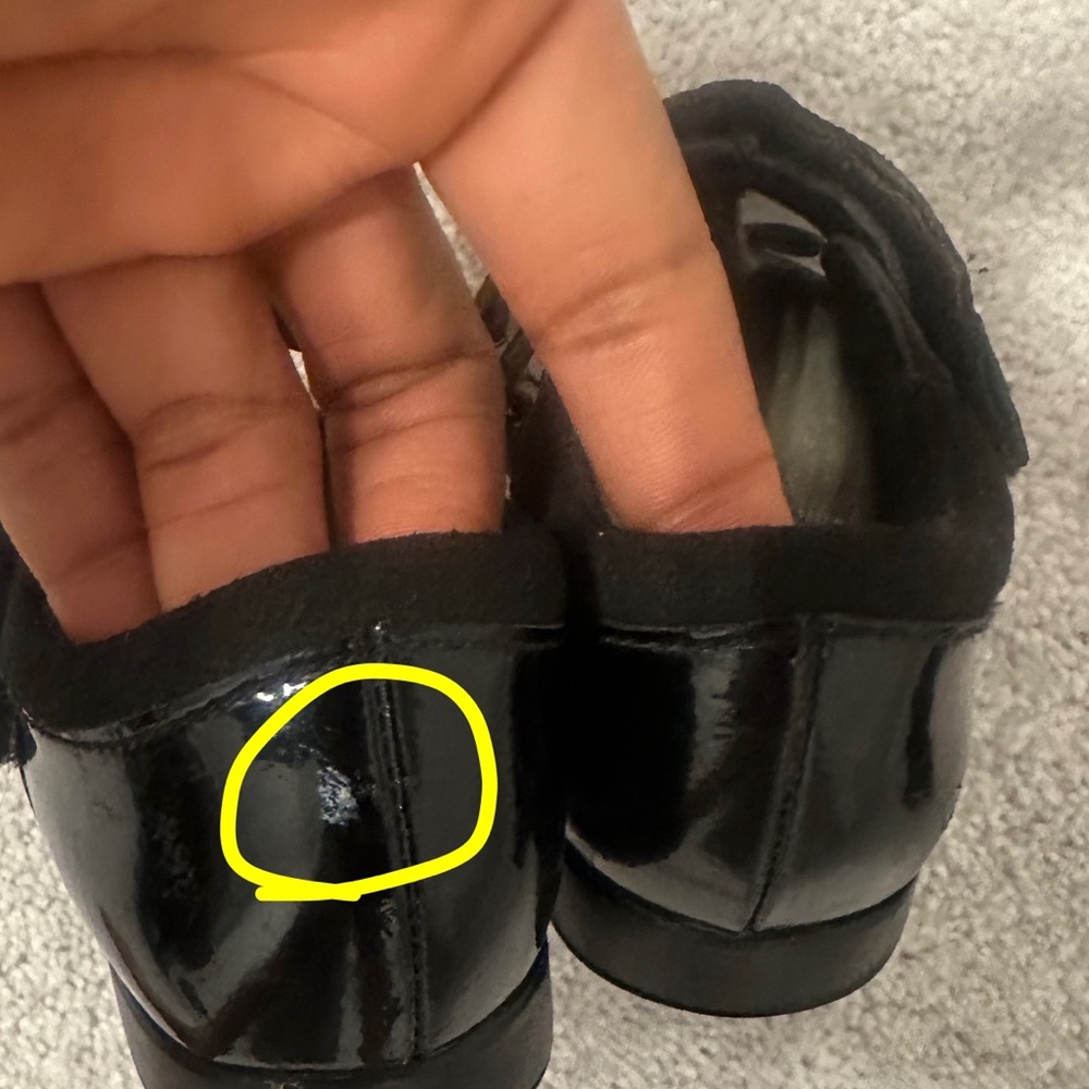 Black Patent Clark Shoe - Picture 9 of 9